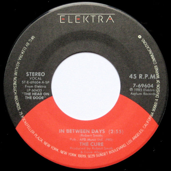 The Cure : In Between Days (7", Single, SP)