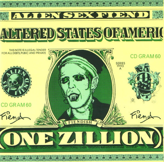 Alien Sex Fiend : The Altered States Of America (CD, Album)