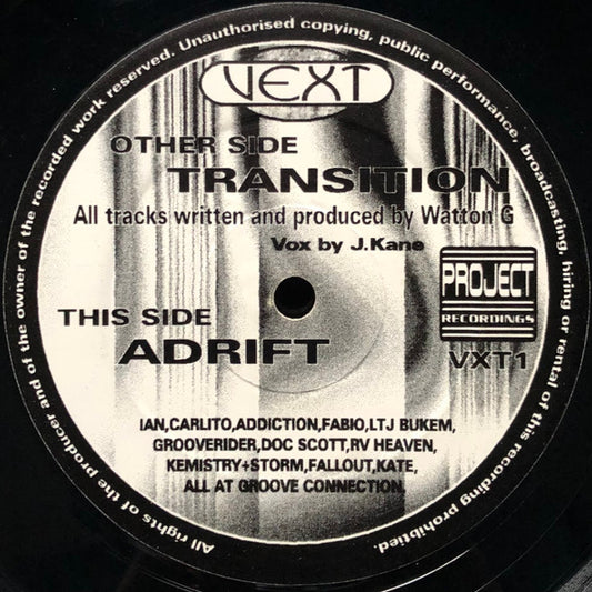 Vext : Adrift / Transition (12")