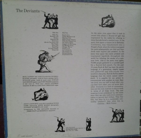 The Deviants (2) : The Deviants # 3 (LP, Album, Gat)