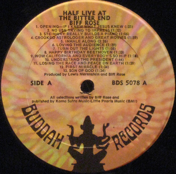 Biff Rose : Half Live At The Bitter End (LP, Album)