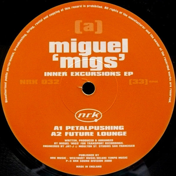 Miguel 'Migs'* : Inner Excursions EP (12", EP)