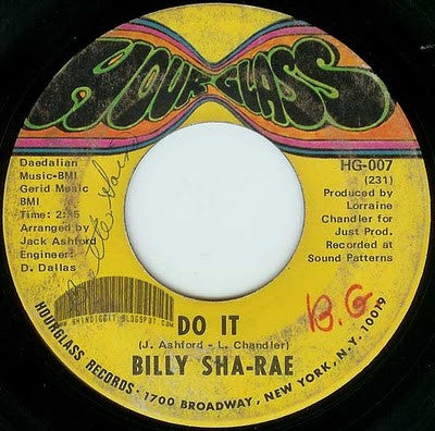 Billy Sha-Rae : Do It / I Found The One (7")