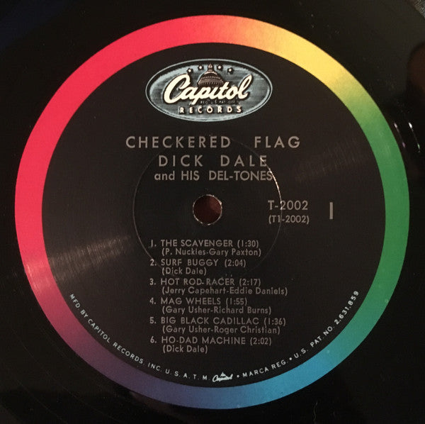 Dick Dale And His Del-Tones* : Checkered Flag (LP, Album, Mono, Scr)