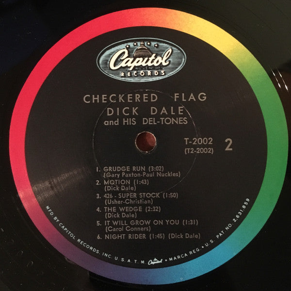 Dick Dale And His Del-Tones* : Checkered Flag (LP, Album, Mono, Scr)