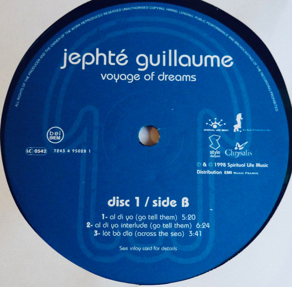 Jephté Guillaume : Voyage Of Dreams (3xLP, Album)