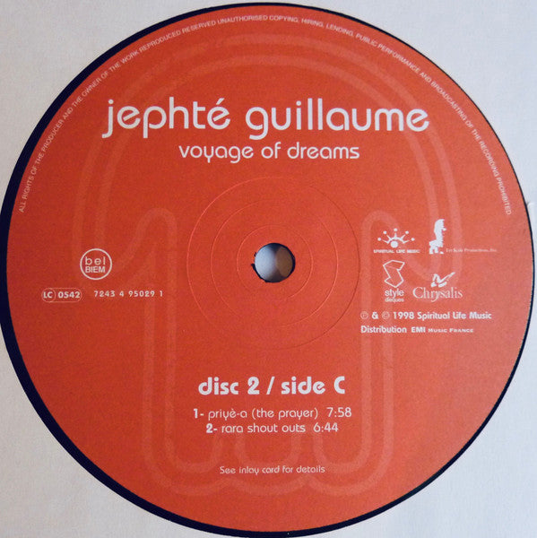 Jephté Guillaume : Voyage Of Dreams (3xLP, Album)