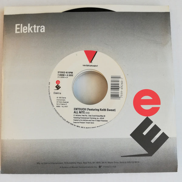 Entouch (2) Featuring Keith Sweat : All Nite (7")