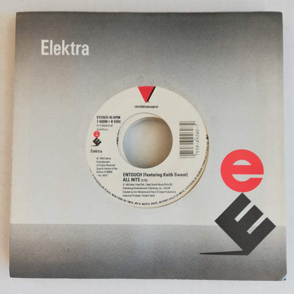 Entouch (2) Featuring Keith Sweat : All Nite (7")