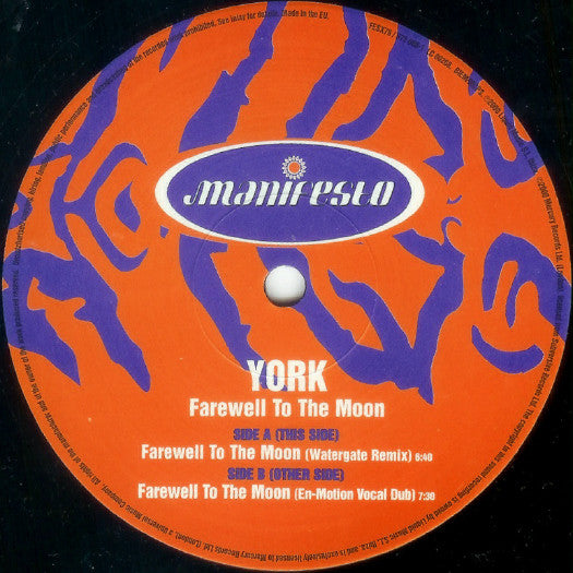 York : Farewell To The Moon (12")