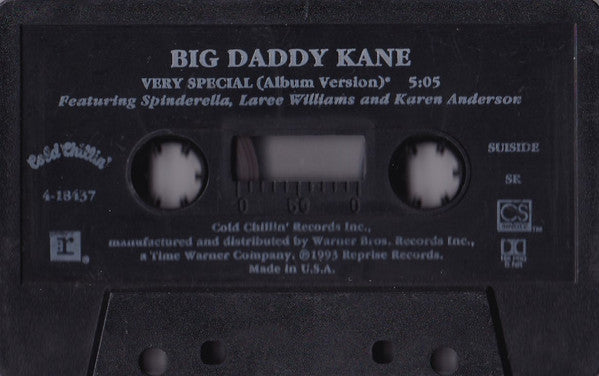 Big Daddy Kane : Very Special/Stop Shammin' (Cass, Single)