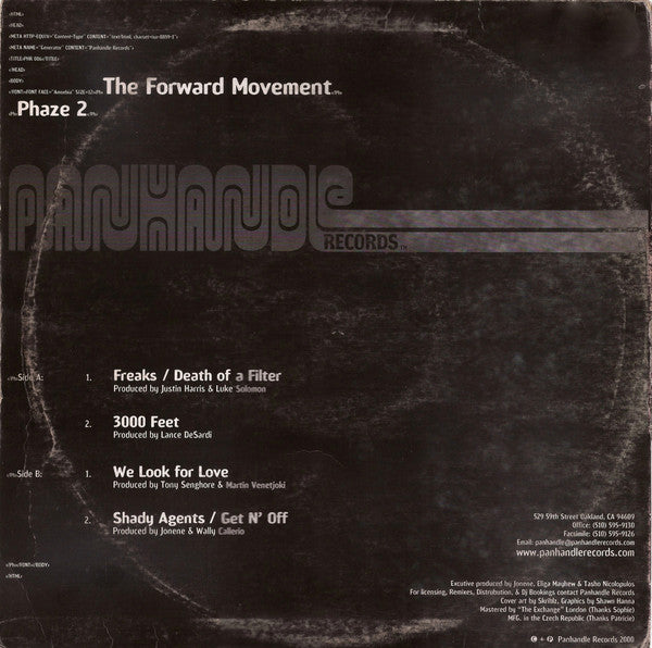 Various : The Forward Movement - Phaze 2 (12")