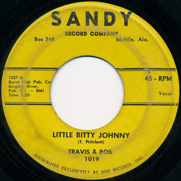 Travis And Bob : Little Bitty Johnny (7", Single)