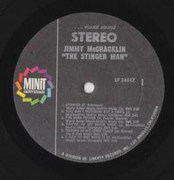 Jimmy McCracklin : The Stinger Man (LP, Album)
