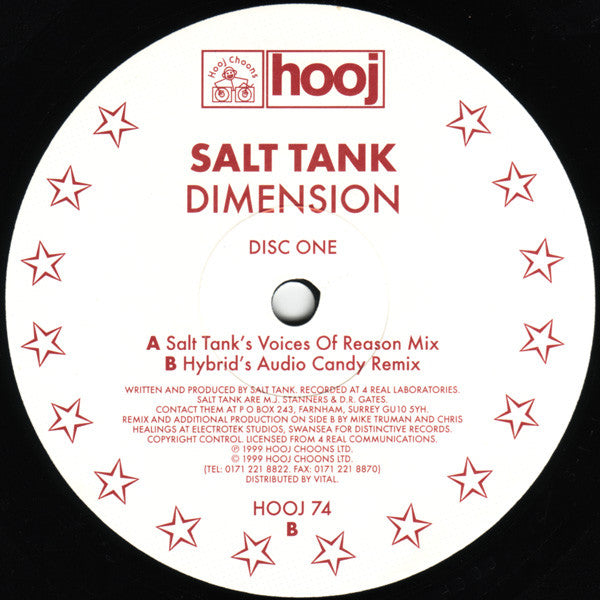 Salt Tank : Dimension (12", 1/2)