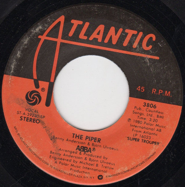 ABBA : Super Trouper / The Piper (7", Single, Spe)