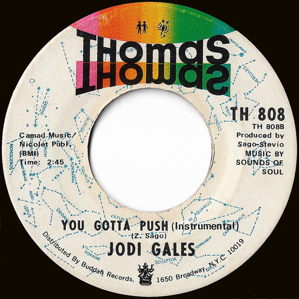 Jodi Gales : You Gotta Push (7", Single, ARP)