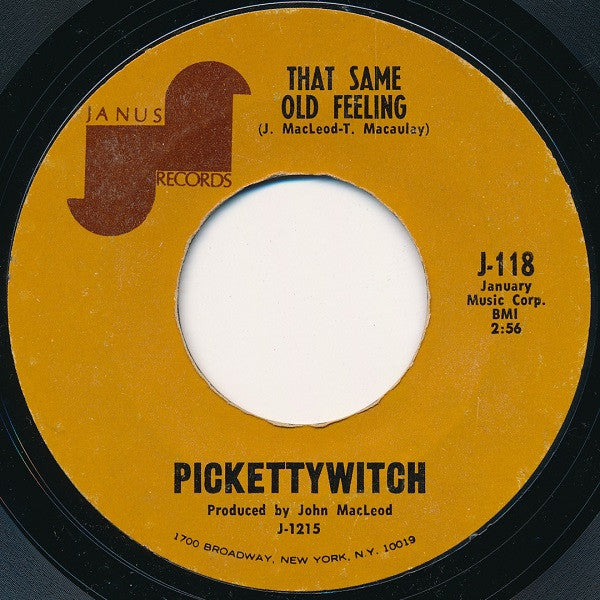 Pickettywitch : That Same Old Feeling  (7", Single, Styrene)