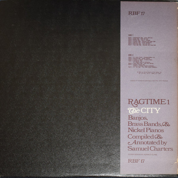 Various : Ragtime 1: The City (LP, Comp)