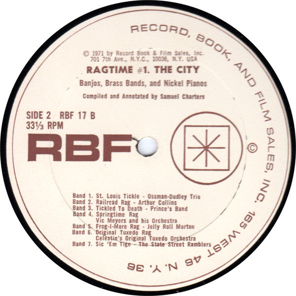 Various : Ragtime 1: The City (LP, Comp)