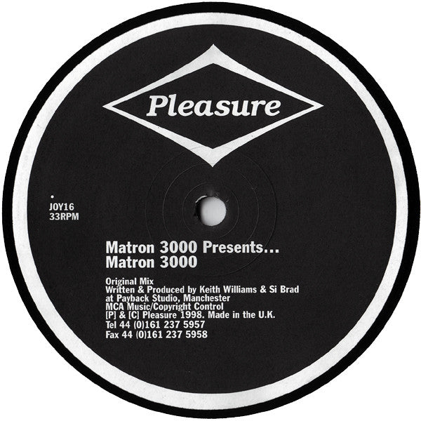 Matron 3000 : Matron 3000 (12")