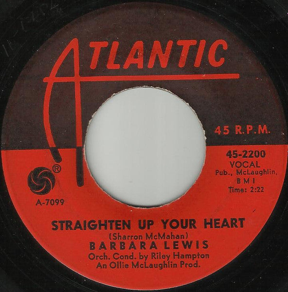 Barbara Lewis : Straighten Up Your Heart / If You Love Her (7", Single)