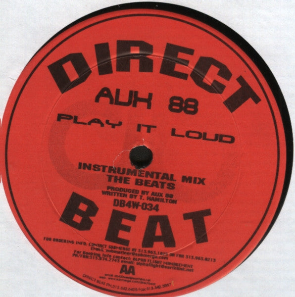 Aux 88 : Play It Loud (The 12" Mixes) (12")