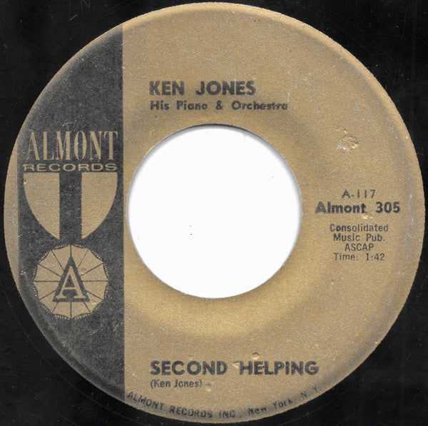 Ken Jones His Piano And Orchestra* : Chicken Pot Pie (7", Single)