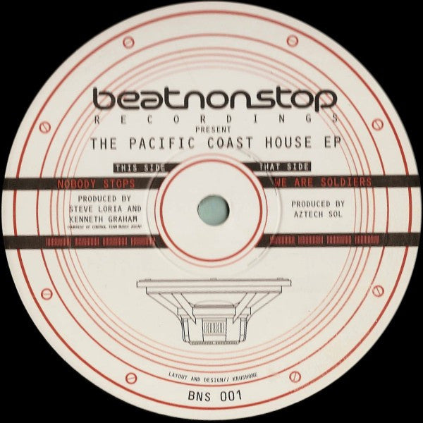 Various : The Pacific Coast House EP (2x12", EP)