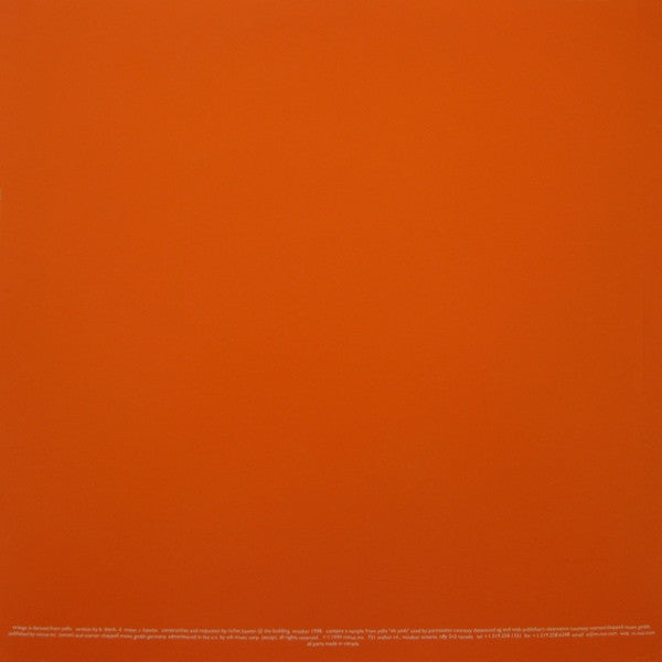 Richie Hawtin : Minus Orange (12", Ora)