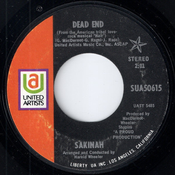 Sakinah* : Dead End / Spring In December (7", Single)