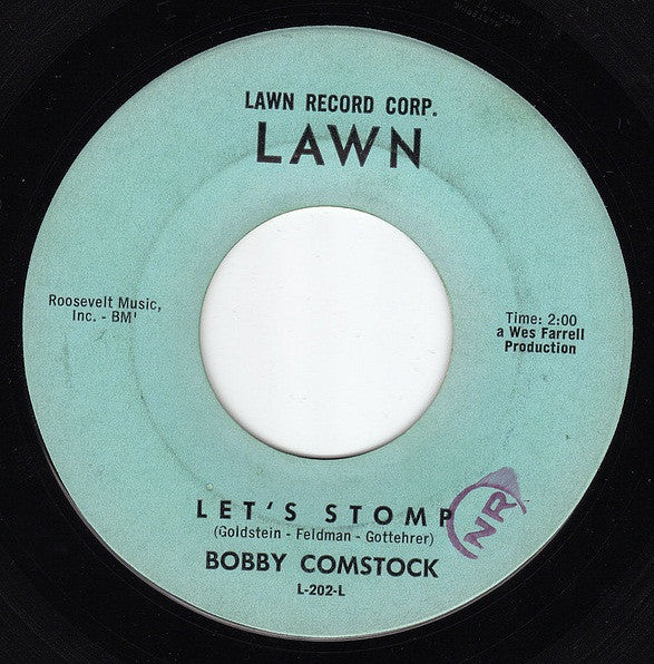 Bobby Comstock : Let's Stomp / I Want To Do It (7")