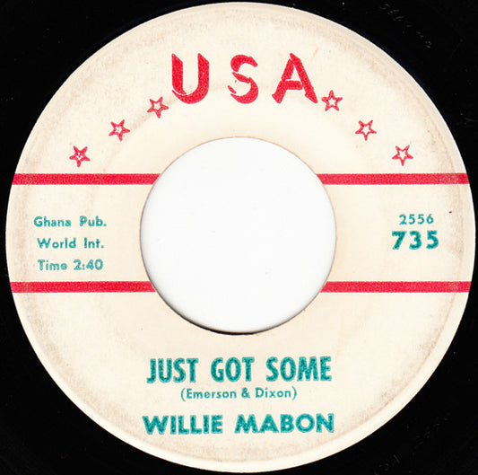 Willie Mabon : Just Got Some / That's No Big Thing (7")