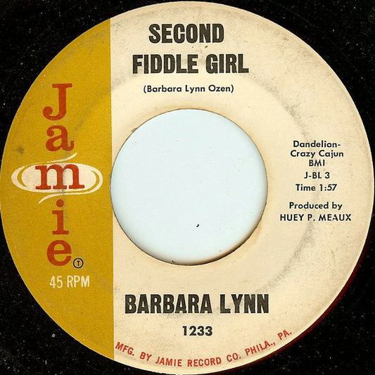 Barbara Lynn : Second Fiddle Girl (7", Single)