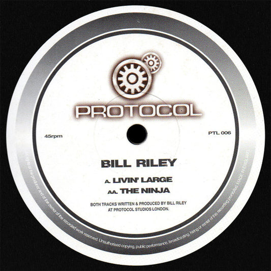 Bill Riley : Livin' Large / The Ninja (12")