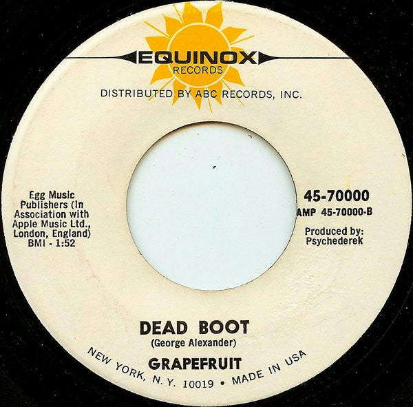 Grapefruit : Dear Delilah (7", Single)