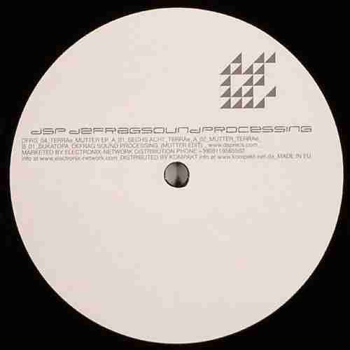 Terrae And Defrag Sound Processing : Mutter EP (12")