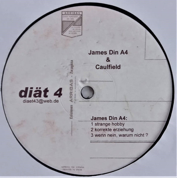 James Din A4 & Caulfield : Strange Hobby (12")