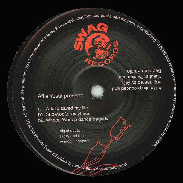 Affie Yusuf : A Tulip Saved My Life (12")