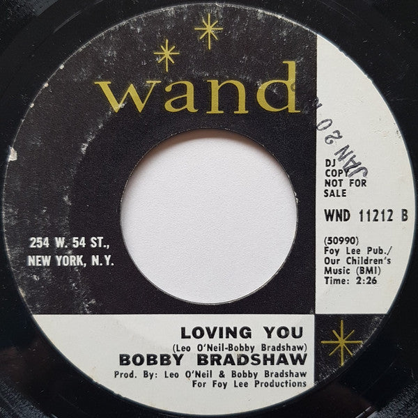 Bobby Bradshaw : Show Me A Man (7", Single, Promo, DJ )