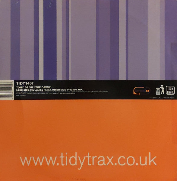 Tony De Vit : The Dawn (12")