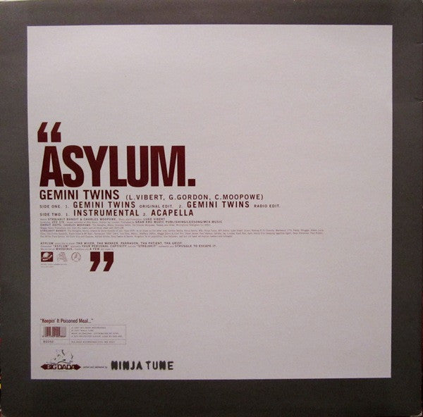 Asylum (5) : Gemini Twins (12")