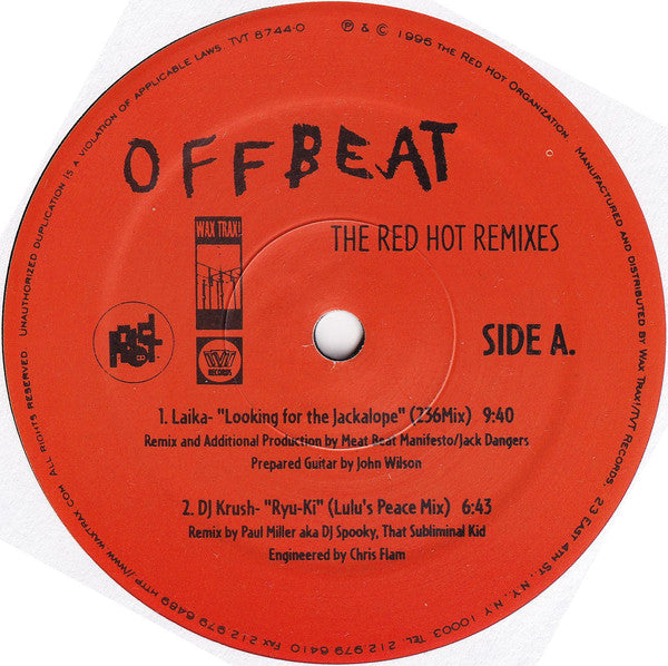 Various : Offbeat. The Red Hot Remixes (12")