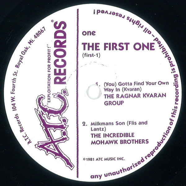 Various : The First One (7", EP, Comp, Num, Promo)