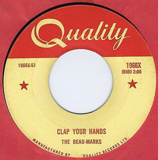Beau Marks : Clap Your Hands (7", Single)