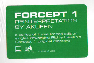 Forcept 1 : FR:01 (Akufen's Concept 1 Reinterpretations Volume 1) (12", Ltd)