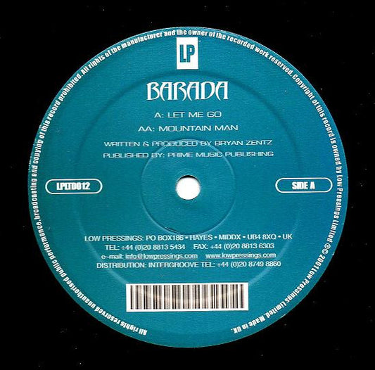 Barada : Let Me Go (12")