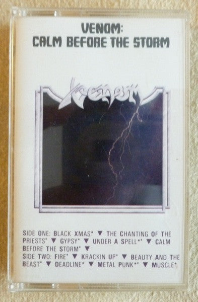Venom (8) : Calm Before The Storm (Cass, Album)