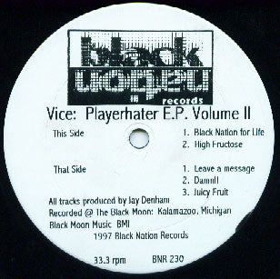 Vice : Playerhater E.P. Volume II (12", EP)