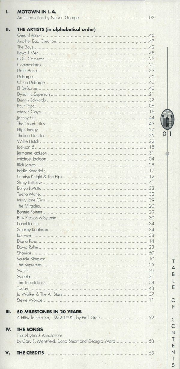 Various : Hitsville USA • The Motown Singles Collection Volume Two 1972-1992 (4xCD, Comp, Club + Box)